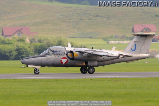 2009-06-27 Zeltweg Airpower 0292 Saab 105OE - Austrian Armed Forces